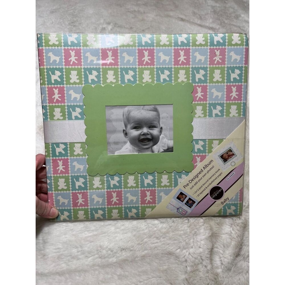 Colorbok Creative Impulse Baby Pre-Designed 12x12 Album With 20 Embellished Page